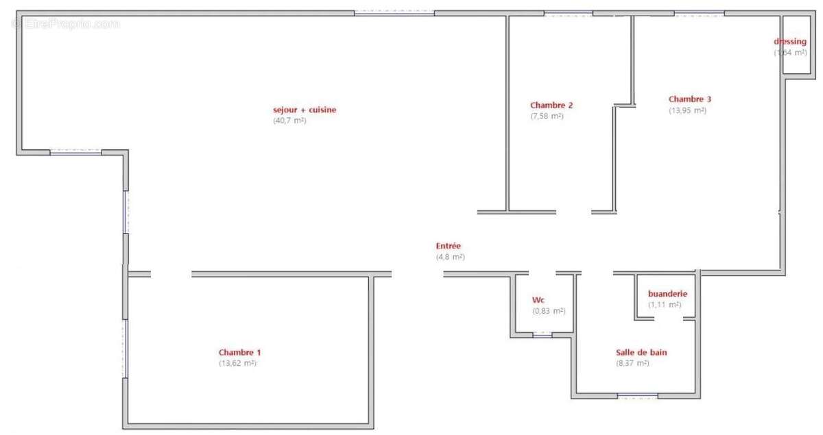 Appartement à PARIS-17E