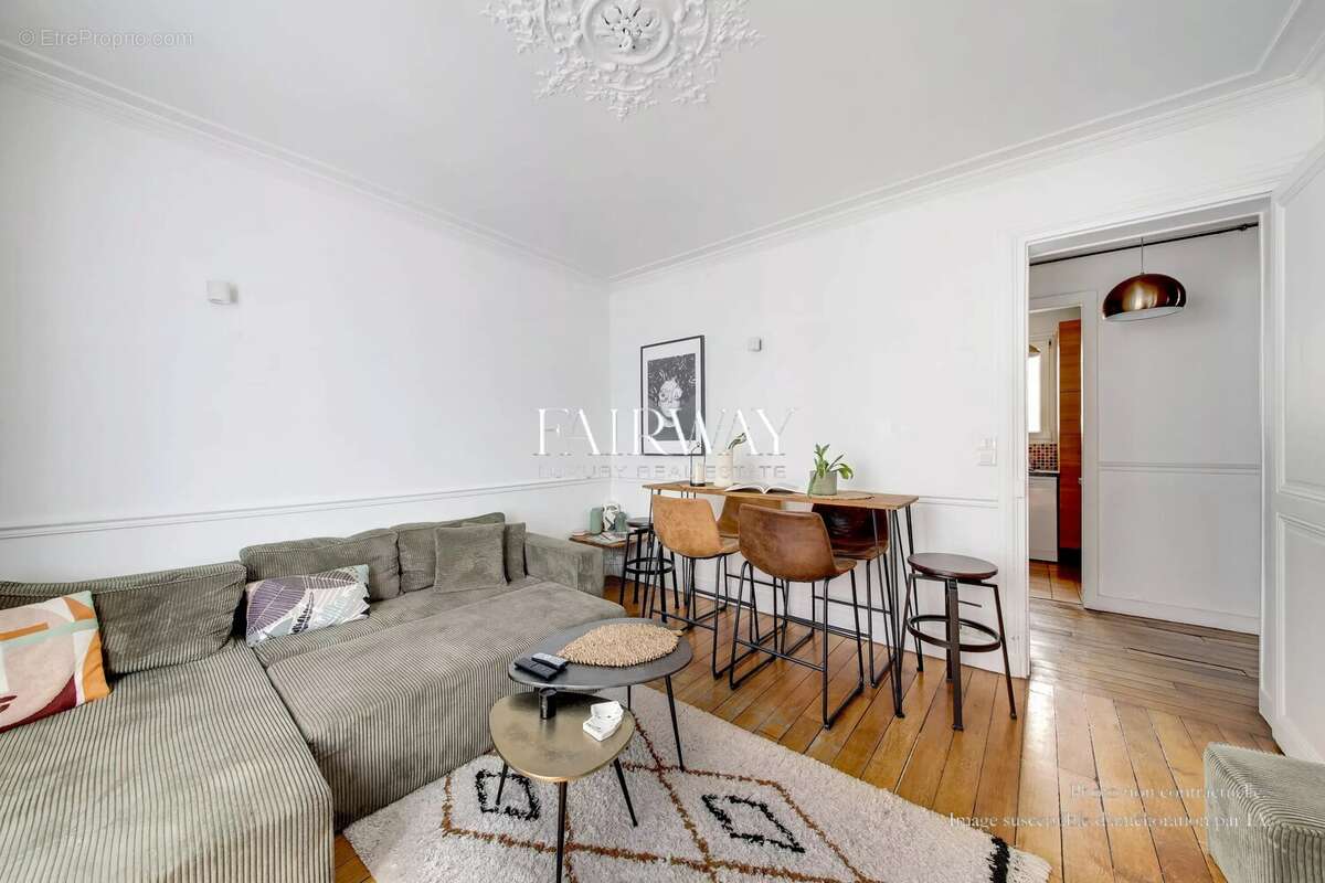 Appartement 3 pièces 55,53 m² à vendre rue Brochant Paris 17e, calme sur cour, 2 chambres - photo 4