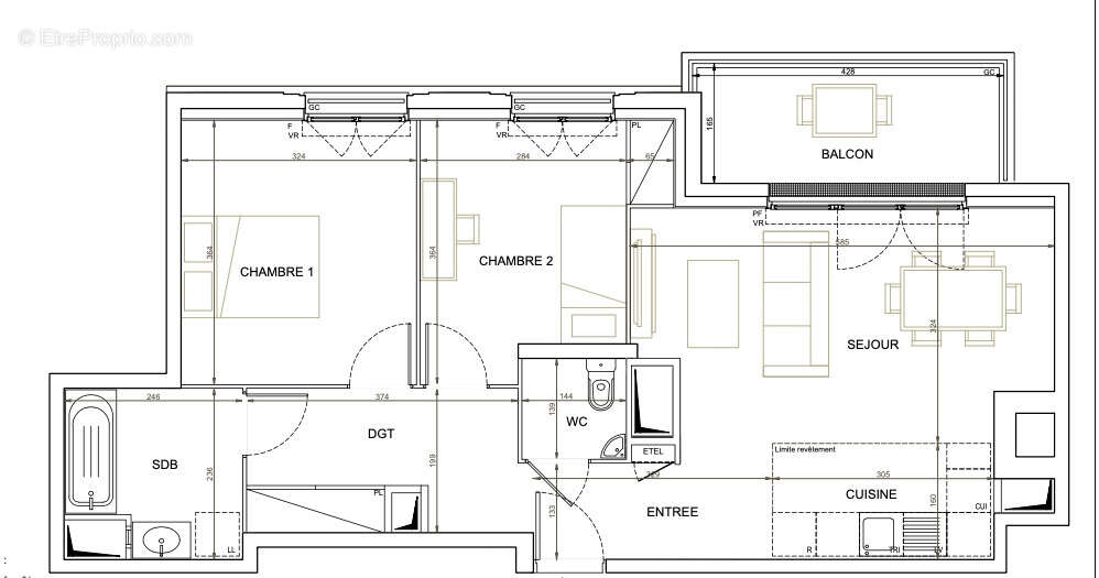 Appartement à CHAMPIGNY-SUR-MARNE