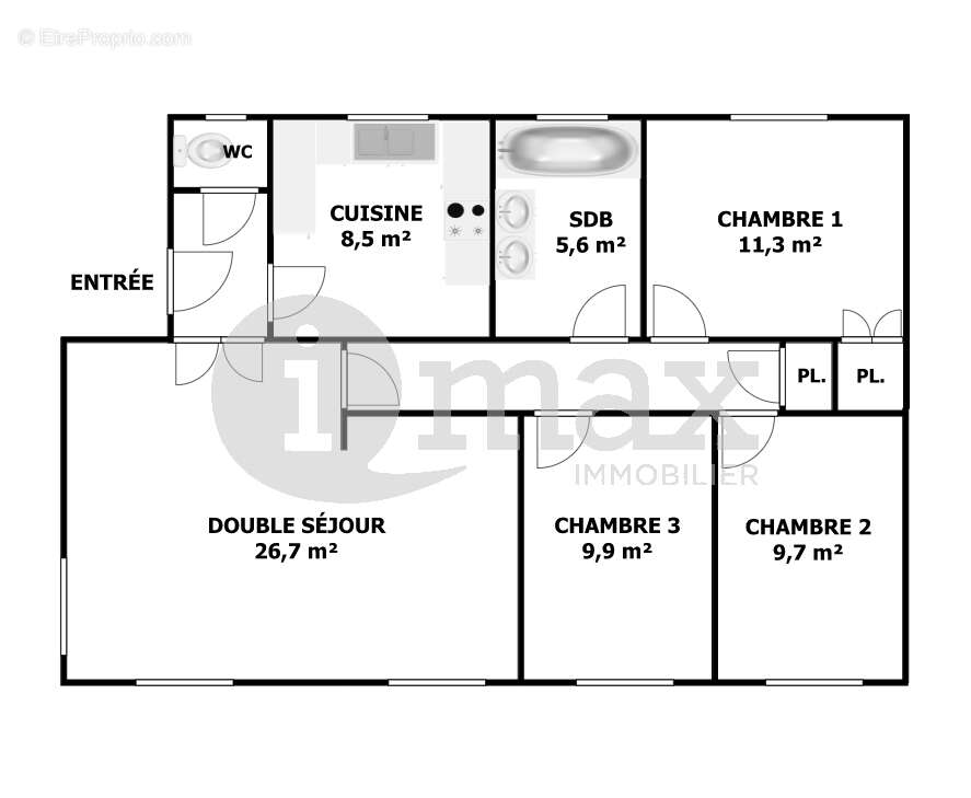 Appartement à COLOMBES