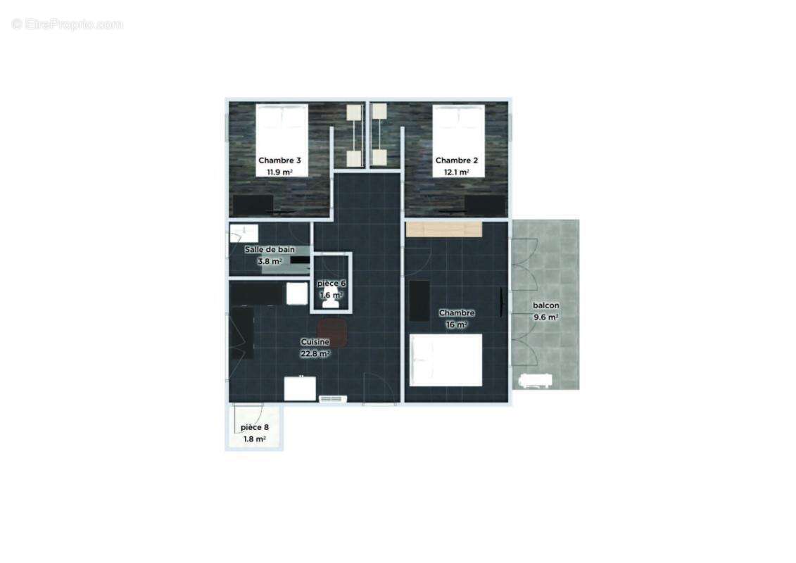 Appartement à TOULOUSE