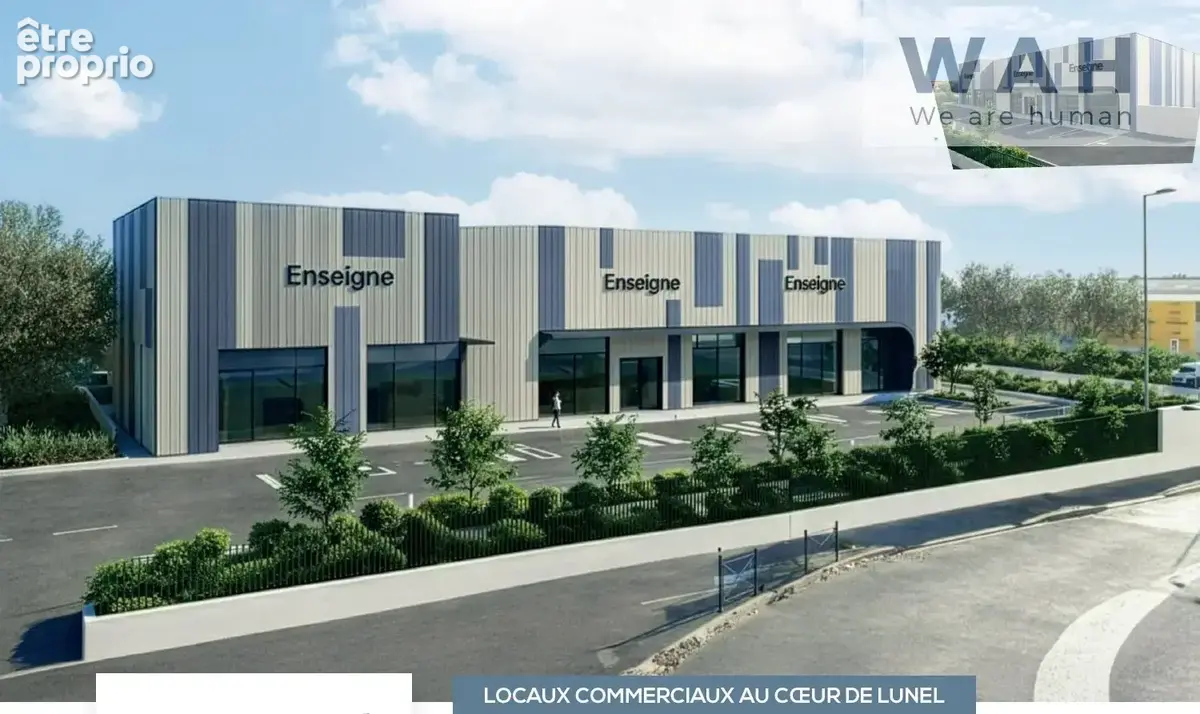 Local commercial lunel neuf a vendre - visibilite sur la rn - photo 1