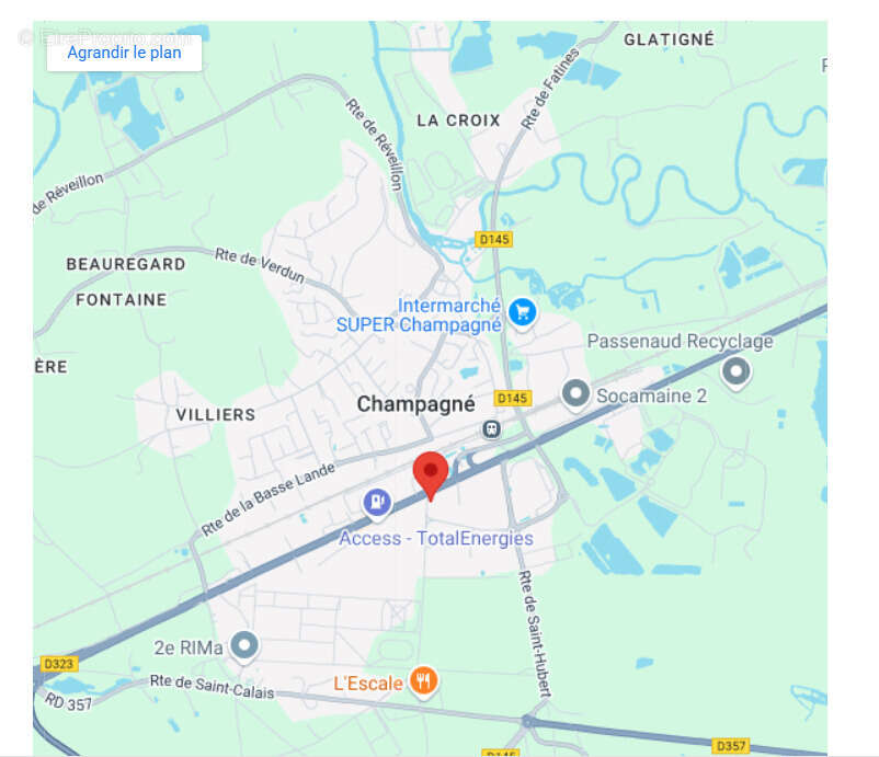 Terrain à CHAMPAGNE