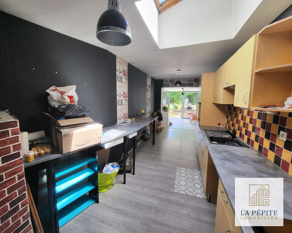 Maison de ville 114 m2 - 2 chambres - 2 bureaux - terrasse et jardin - aulnoye-aymeries - photo 10