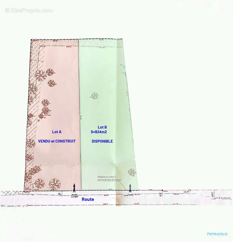 Terrain à MONSTEROUX-MILIEU