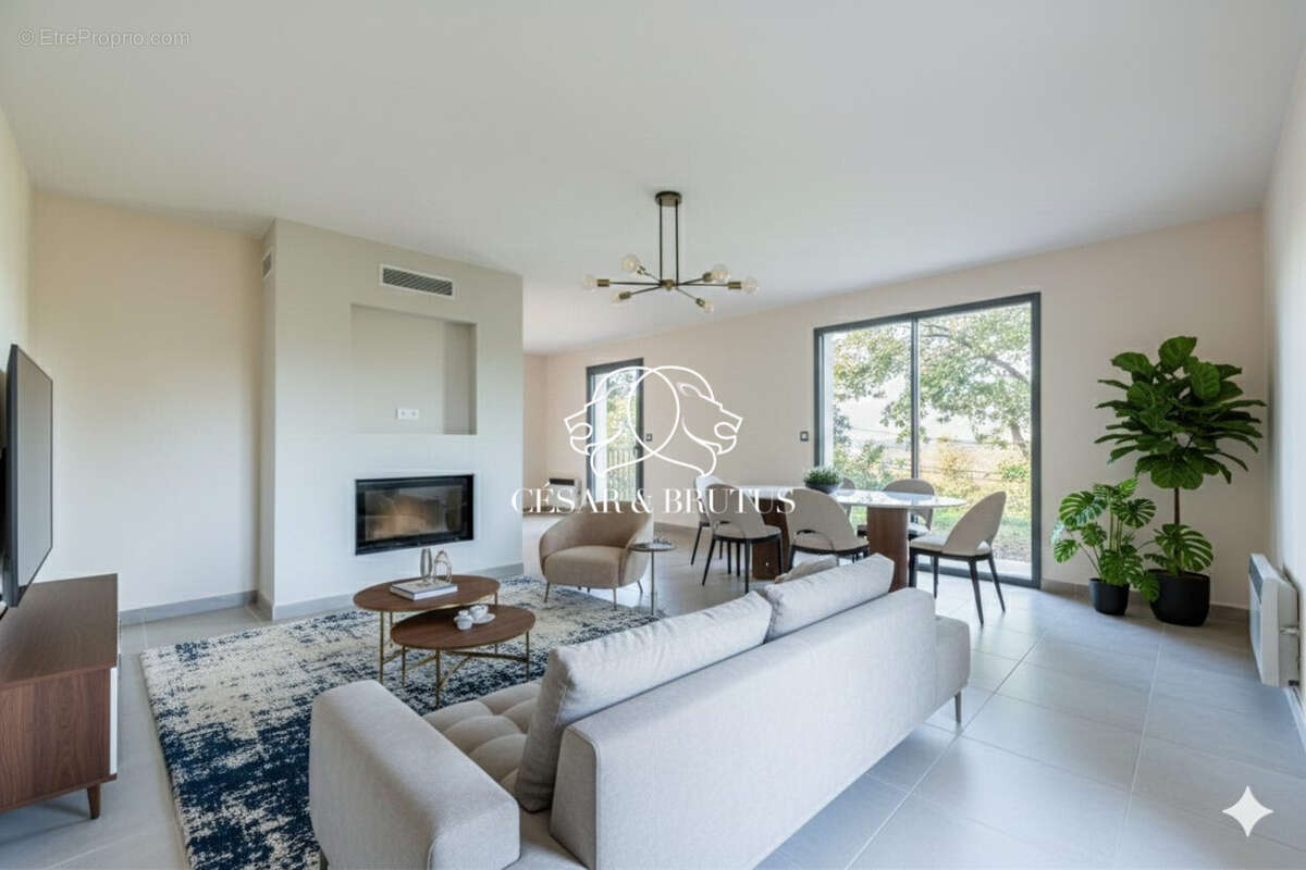 proposition de rénovation et aménagement virtuel-photo non contractuelle - Maison à SAINT-ROMAIN-AU-MONT-D'OR