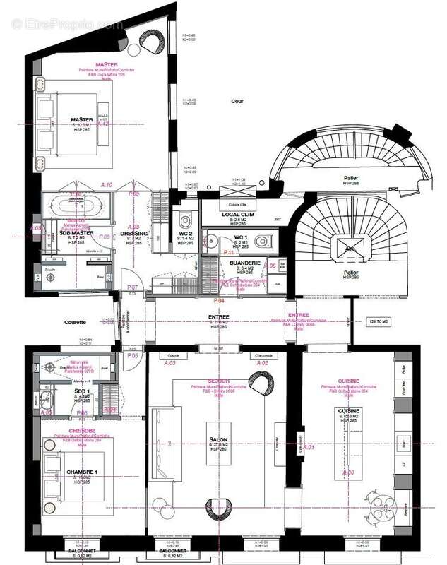 Appartement à PARIS-16E