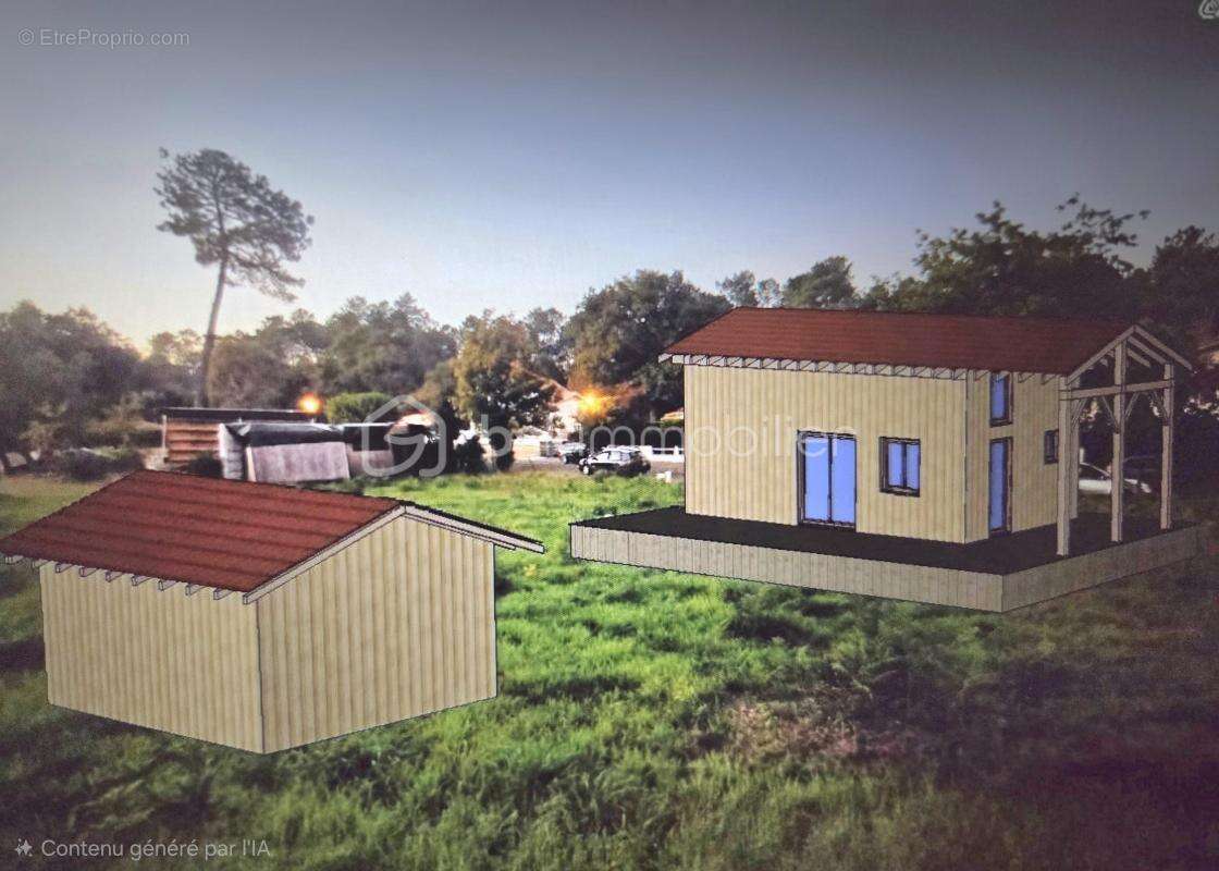 Terrain constructible à lévignacq 40170 - photo 2