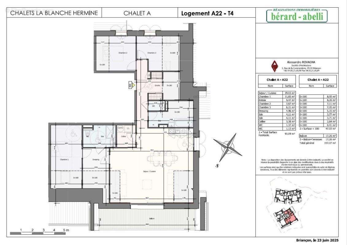 Appartement à SAINT-CHAFFREY