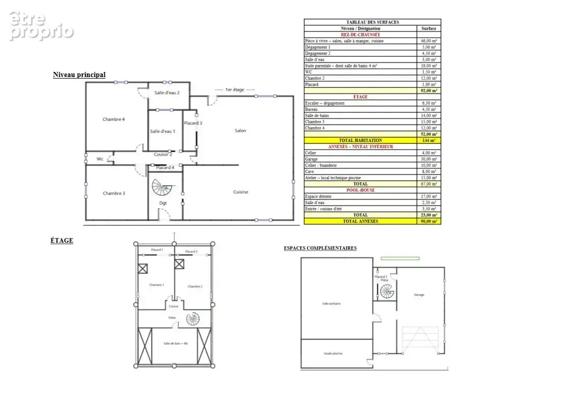 Nyons 26110 - propriete de charme 144 m² - terrain clos et paysage 750 m² - 4 chambres - piscine - poolhouse amenage - photo 22