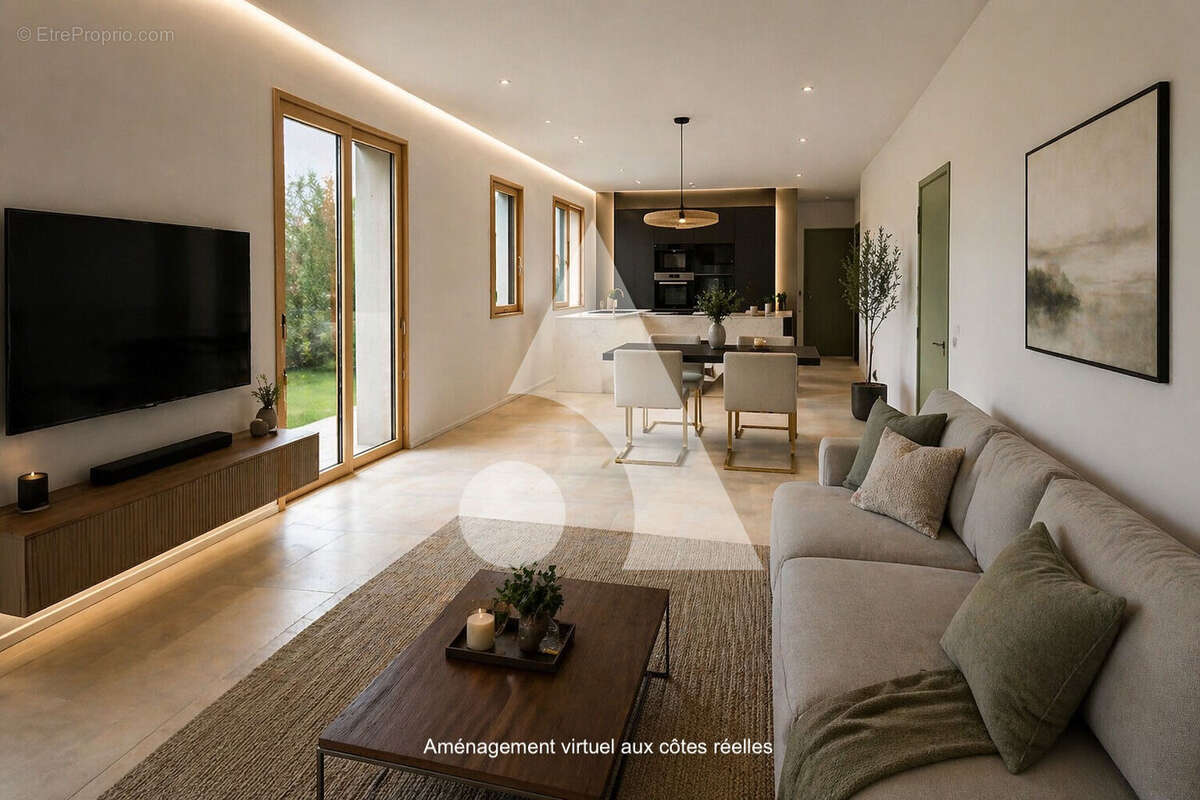 Villa plain pied 3 chambres - garage - 870m2 parcelle - photo 6