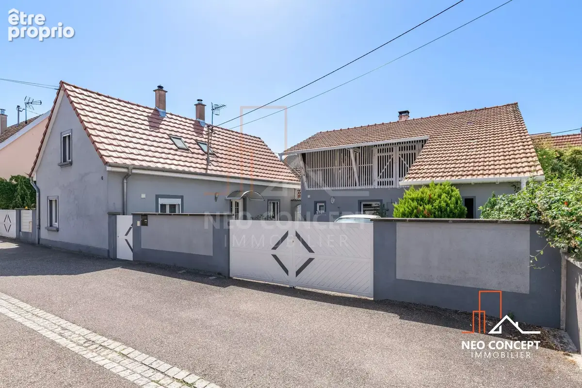 HAGUENAU  Maison 77,60 m²  Dépendance sur 2 niveaux  Garage  2 cours  Beau potentiel - photo 1