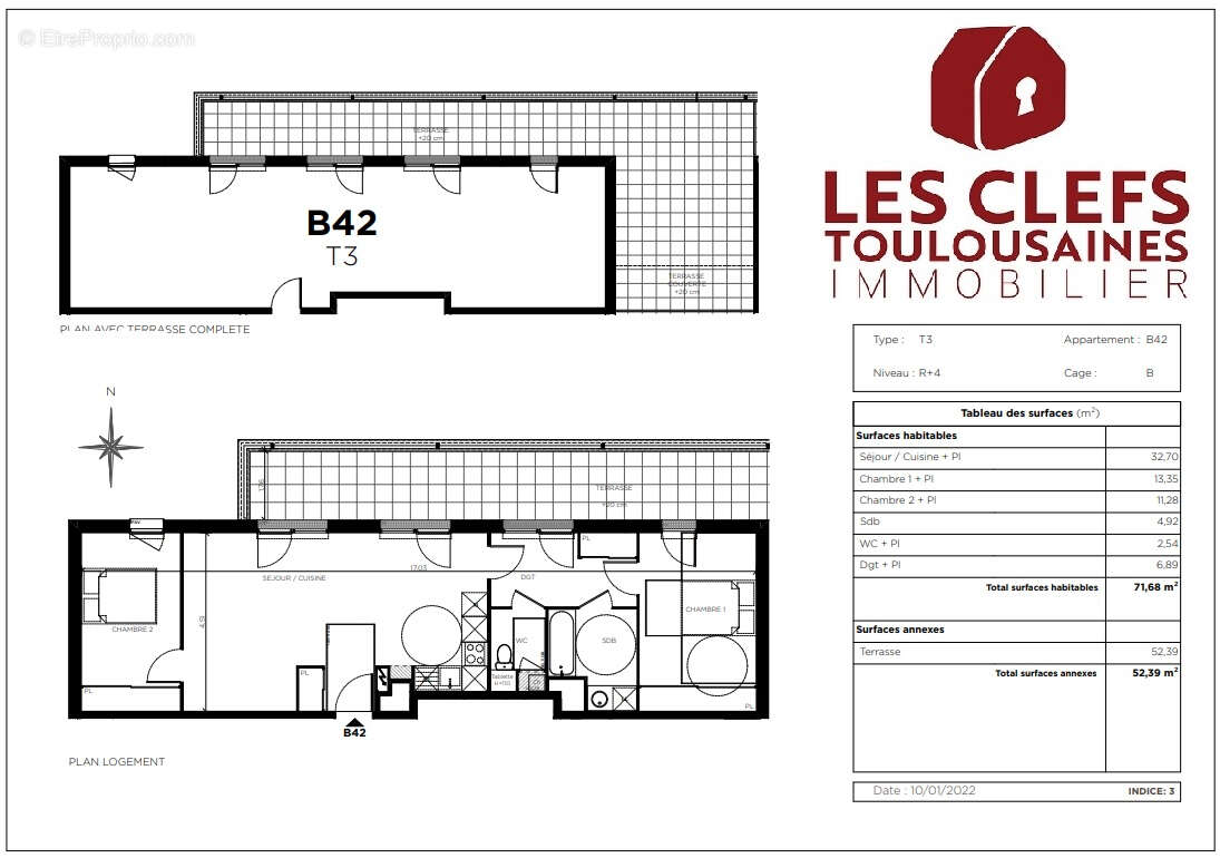 Appartement à BLAGNAC