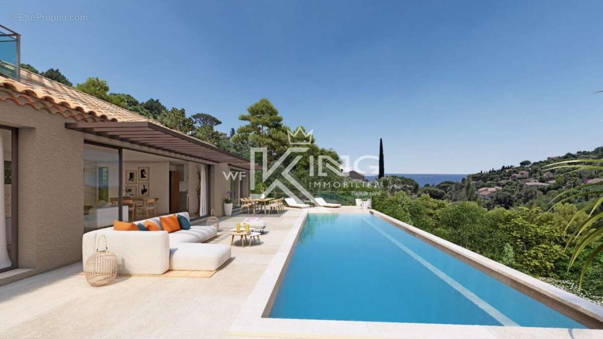 Les issambres – vue mer  projet de villa contemporaine avec permis accordé - photo 2