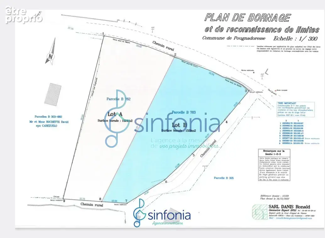 Terrain constructible à vendre à Pougnadoresse Gard 30 Occitanie - photo 3