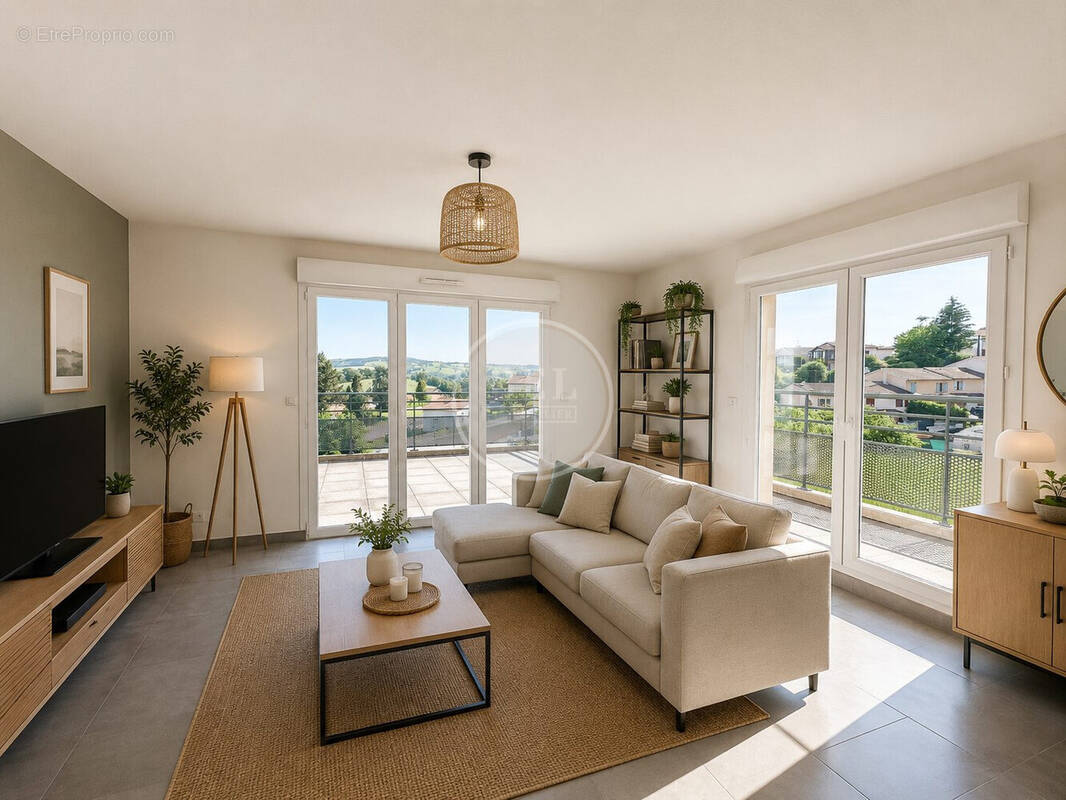 Proposition aménagement IA - Appartement à CHAZELLES-SUR-LYON