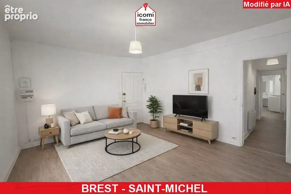 Finistere - brest (29200) - a vendre - appartement - t2 - 1 chambre - idealement situe - cour interieur - rue de la republique - photo 3