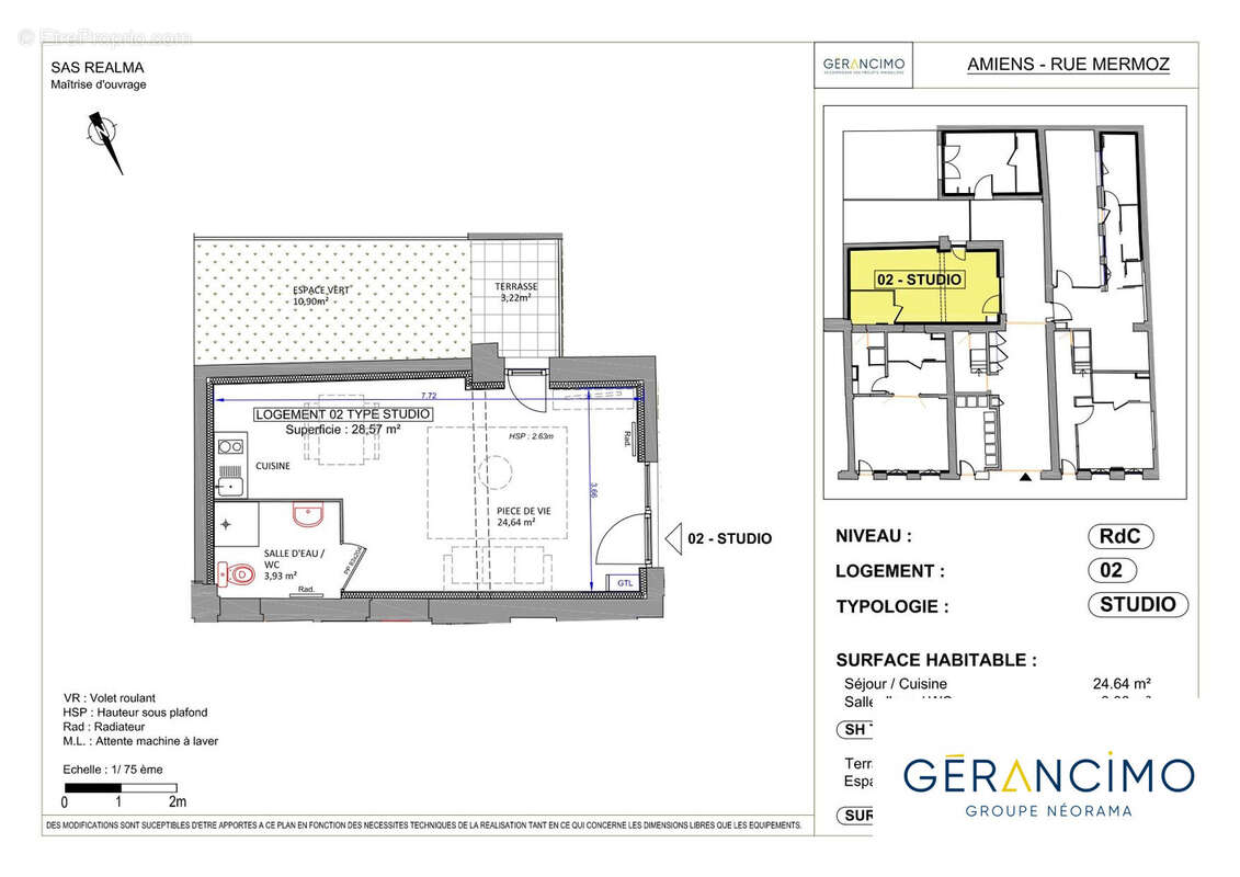 Appartement à AMIENS