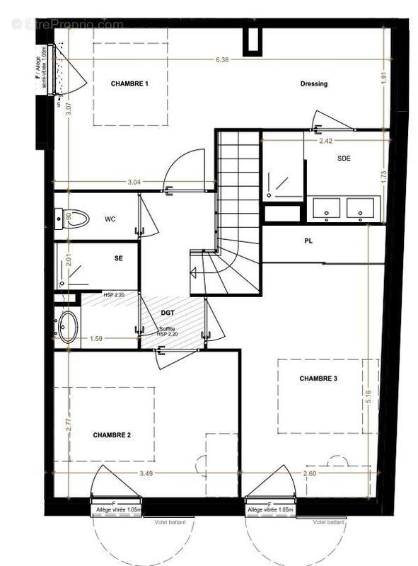 Etage - Appartement à TALENCE