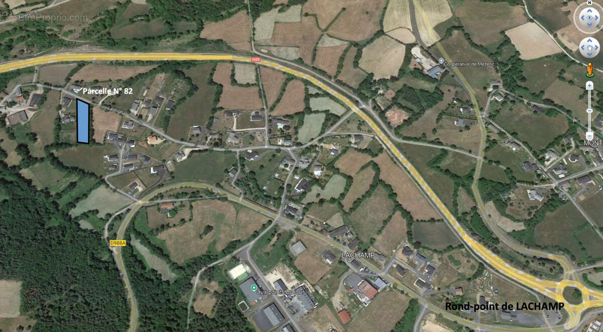 Terrain à SAINT-PIERRE-EYNAC