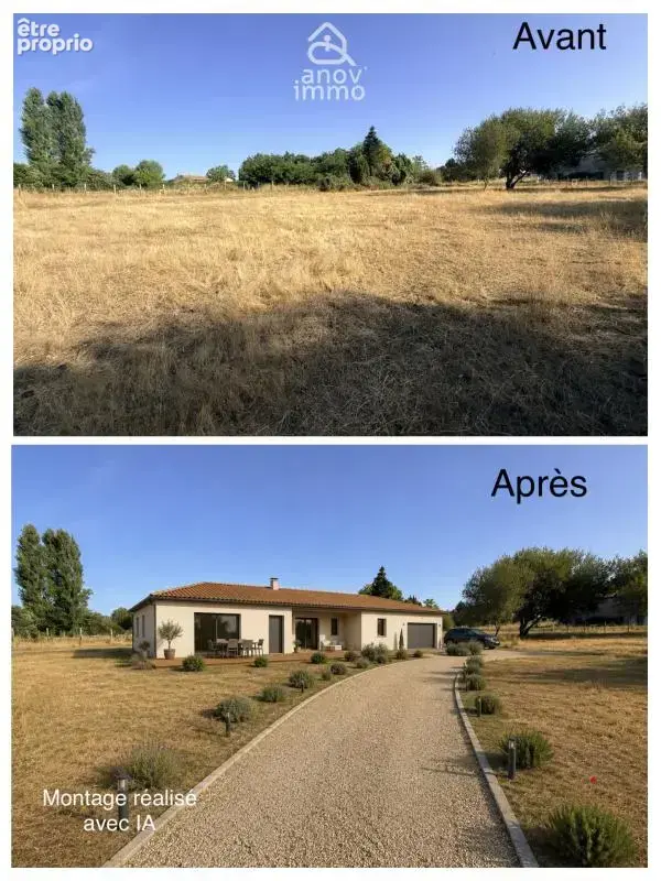 Terrain à bâtir 2 140 m2   Magnac-lès-Gardes (Gardes-le-Pont - photo 2
