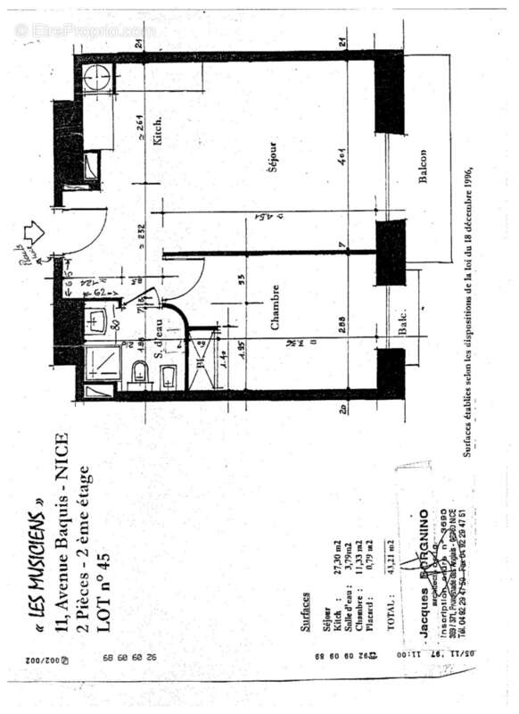 Appartement bourgios quartier musiciens -43m2 2 p - photo 7