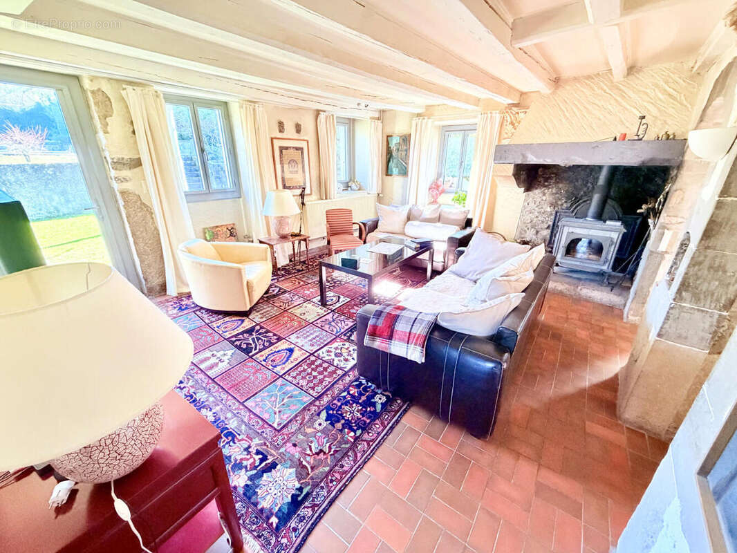 salon (1) - Maison à PRESILLY