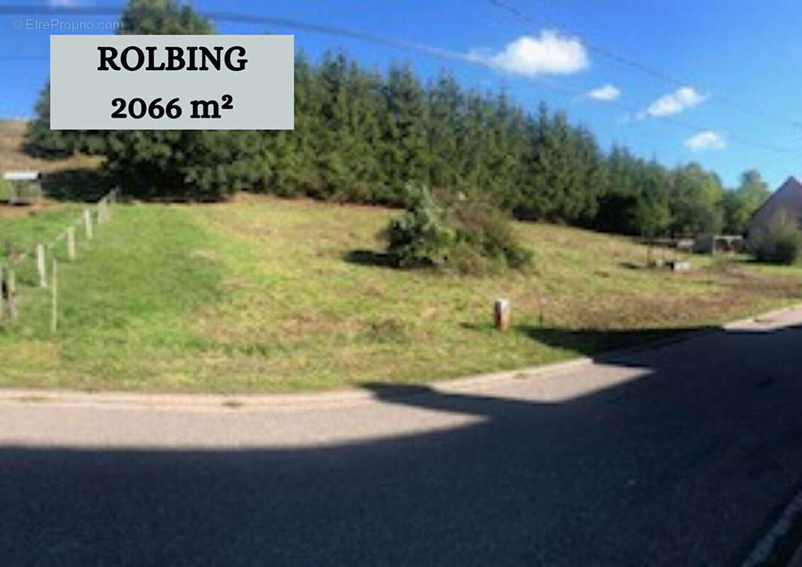 Terrain à ROHRBACH-LES-BITCHE
