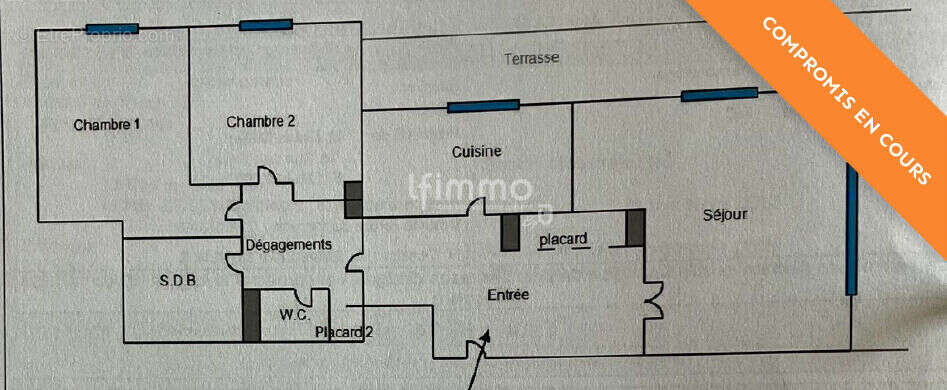 *** Sous Compromis *** Très charmant T3 de 69m² terrasse + parki - photo 22