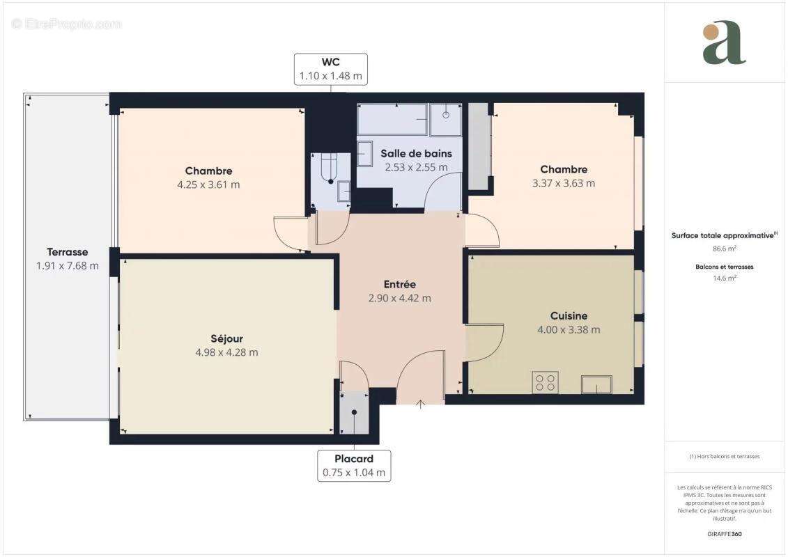 Appartement à LYON-4E