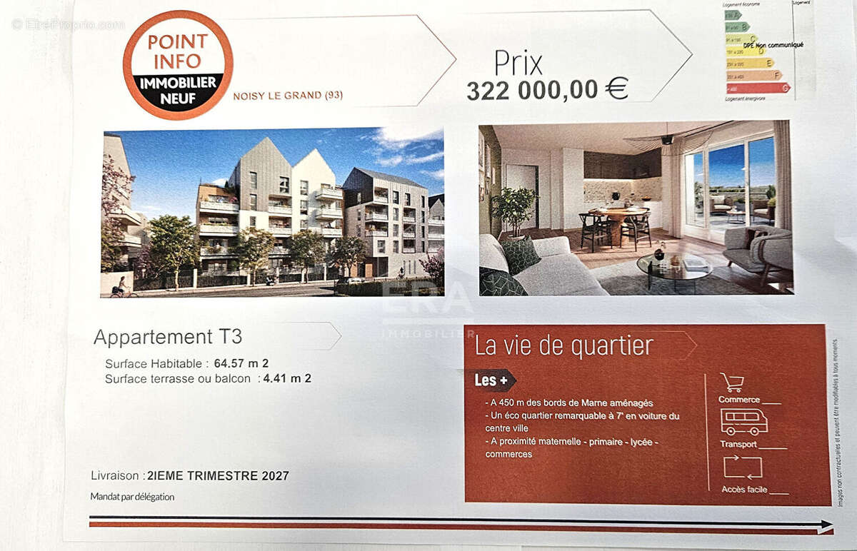 Appartement à NOISY-LE-GRAND