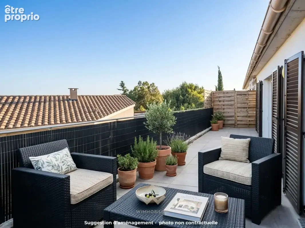 Balcon - Appartement T2 - La Garde 83130