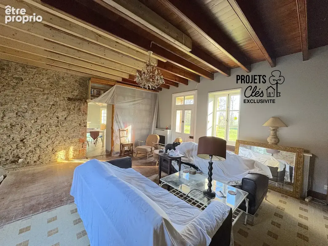 Maison en Pierre à Rénover avec Grange transformable de 250 m2 - Secteur Calme à 5 min d'Aizenay - photo 2