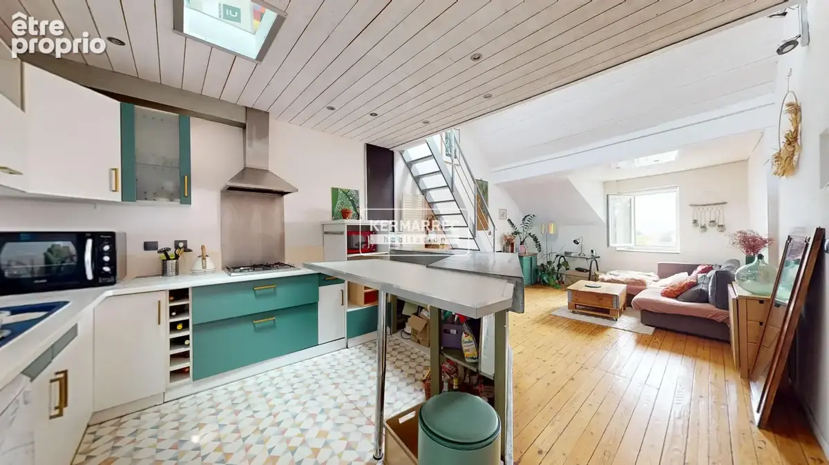 À vendre - Appartement T2 bis avec mezzanine - Secteur Rond-Point de Paris à Nantes - photo 3