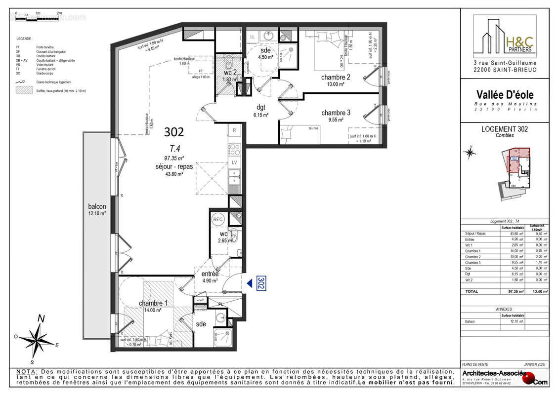 Appartement à PLERIN