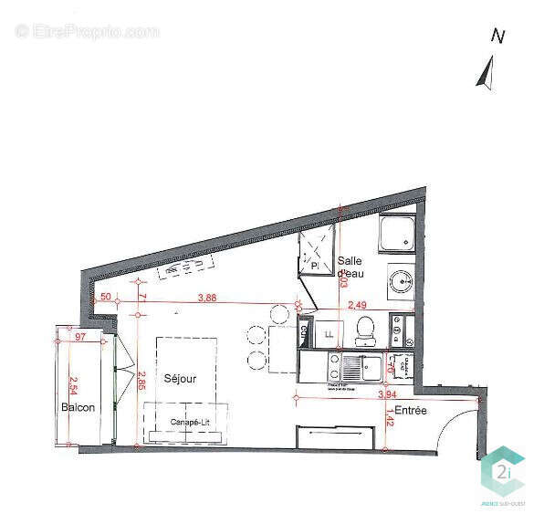 Appartement à TOULOUSE