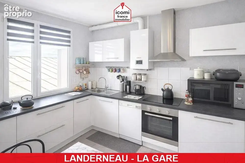 Landerneau - a vendre - appartement - t4 - 2 chambres - possible 3 - aucuns travaux - renovation recente - dpe d - photo 3