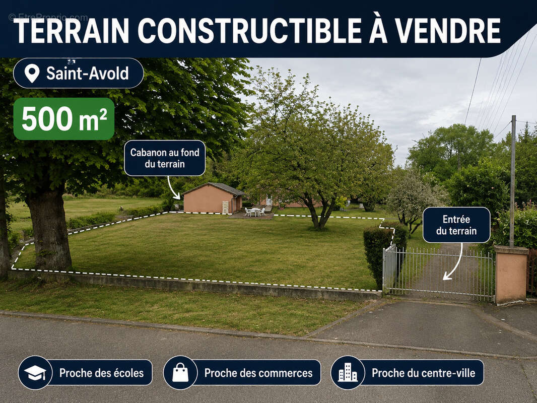 Terrain à SAINT-AVOLD