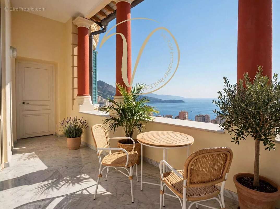 Beausoleil vue mer - immeuble belle époque - photo 4