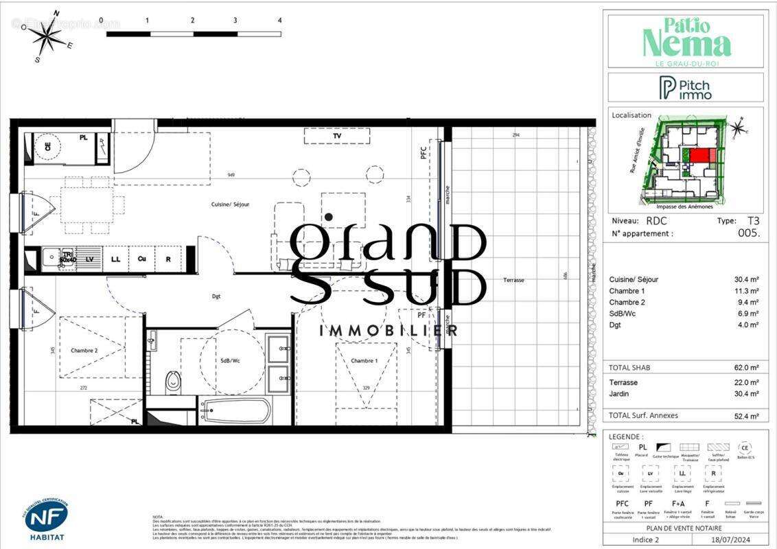 Appartement à LE GRAU-DU-ROI