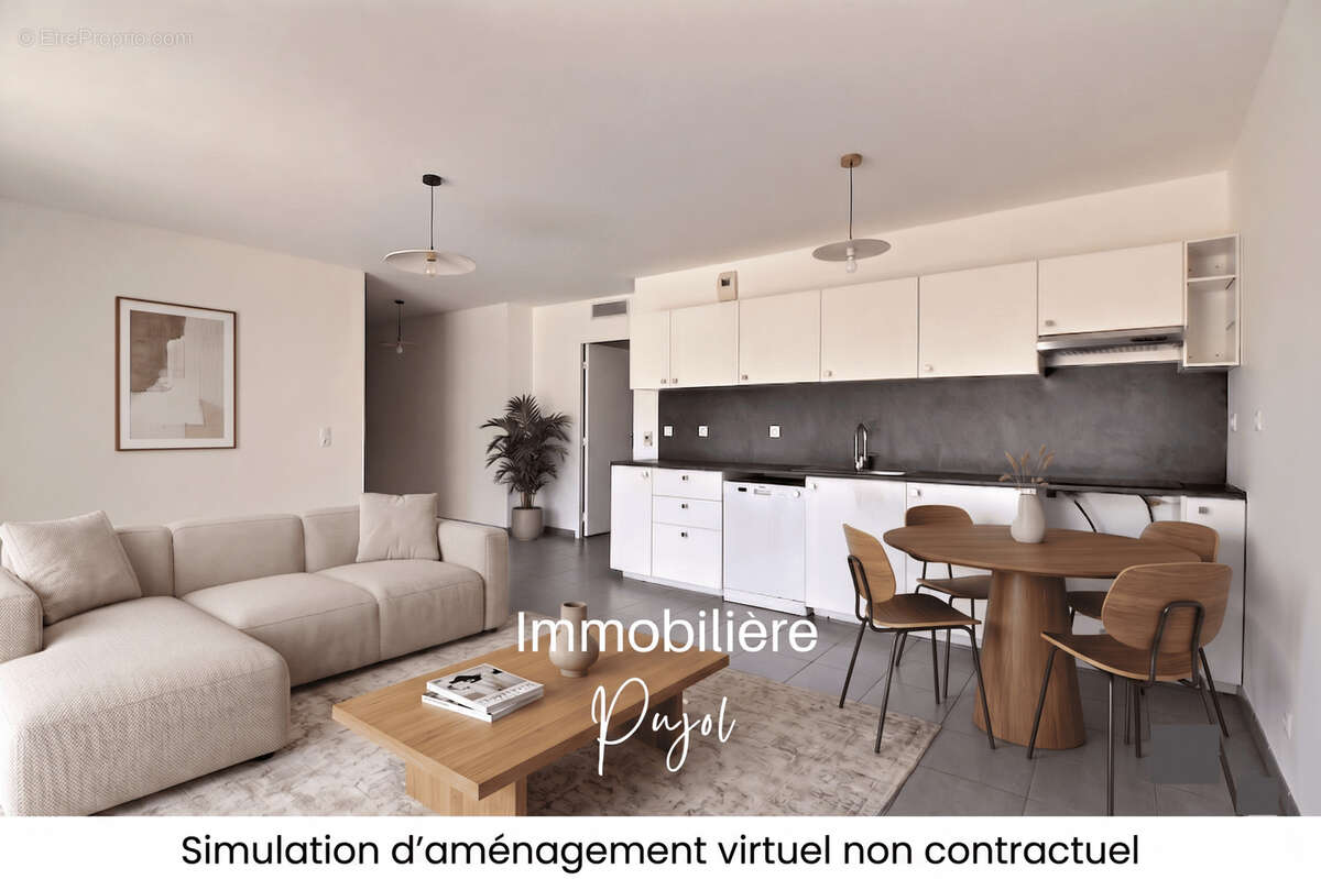 T3 GRANDE TERRASSE, GARAGE DOUBLE (option), au 262 ave de la capelette - 13010 MARSEILLE - photo 4