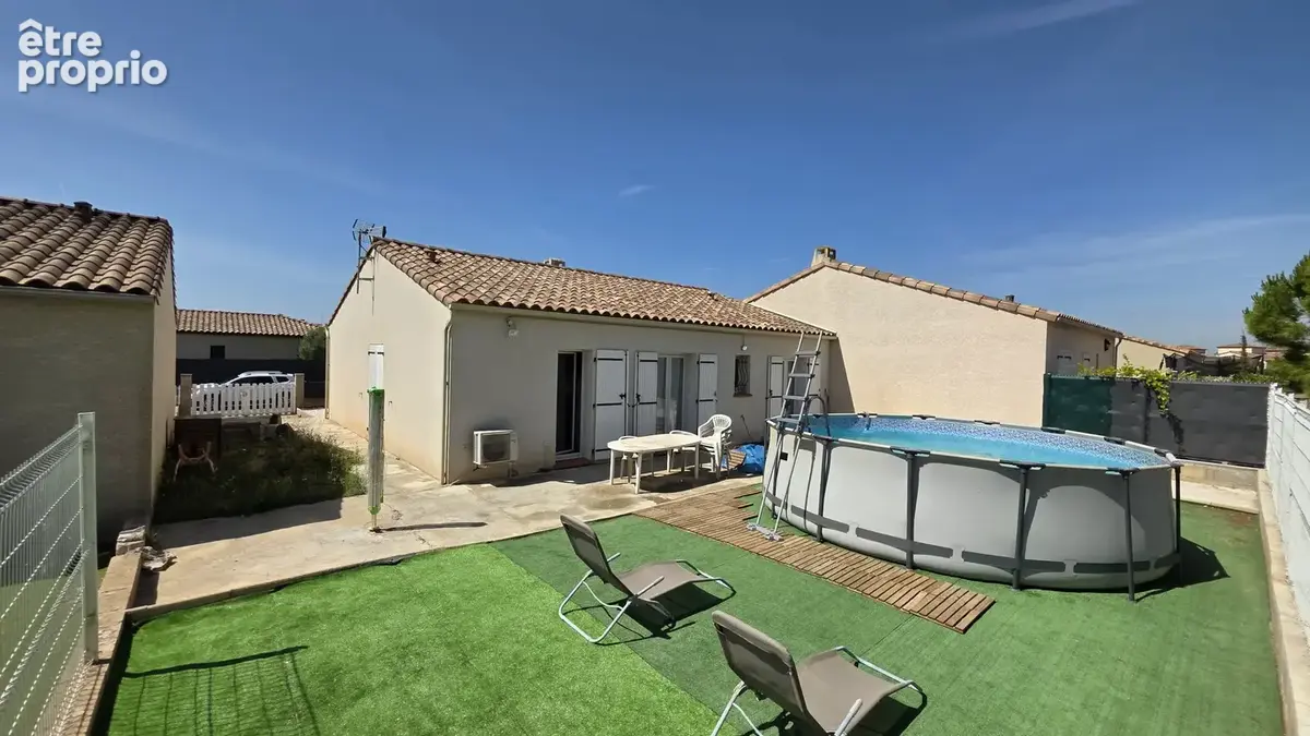 Vend VILLA 3 FACES 85.16 M2  3 chambres, garage,SUR TERRAIN 375 M2 à Homps - photo 3