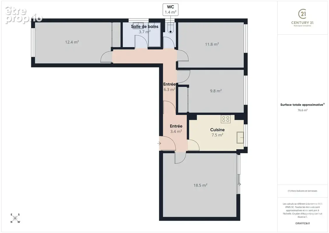 Appartement 4 pièces 75 m² à vendre à Rambouillet (78120) - photo 9