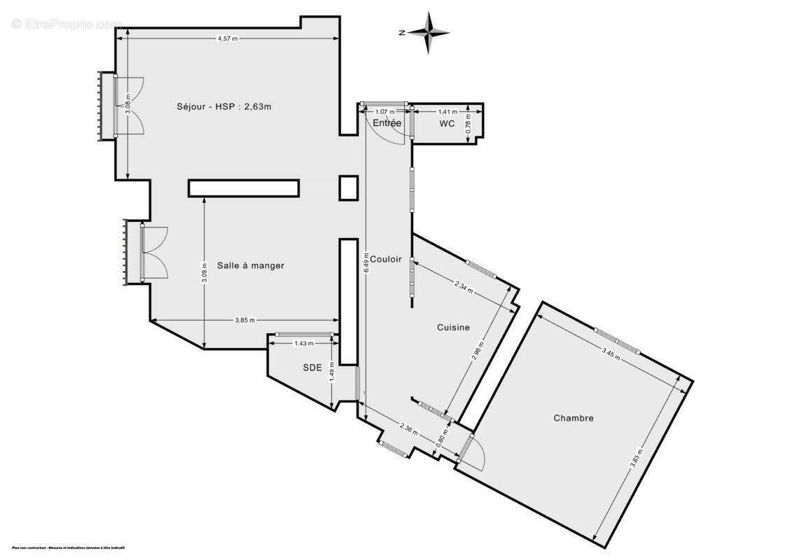 Appartement à PARIS-18E