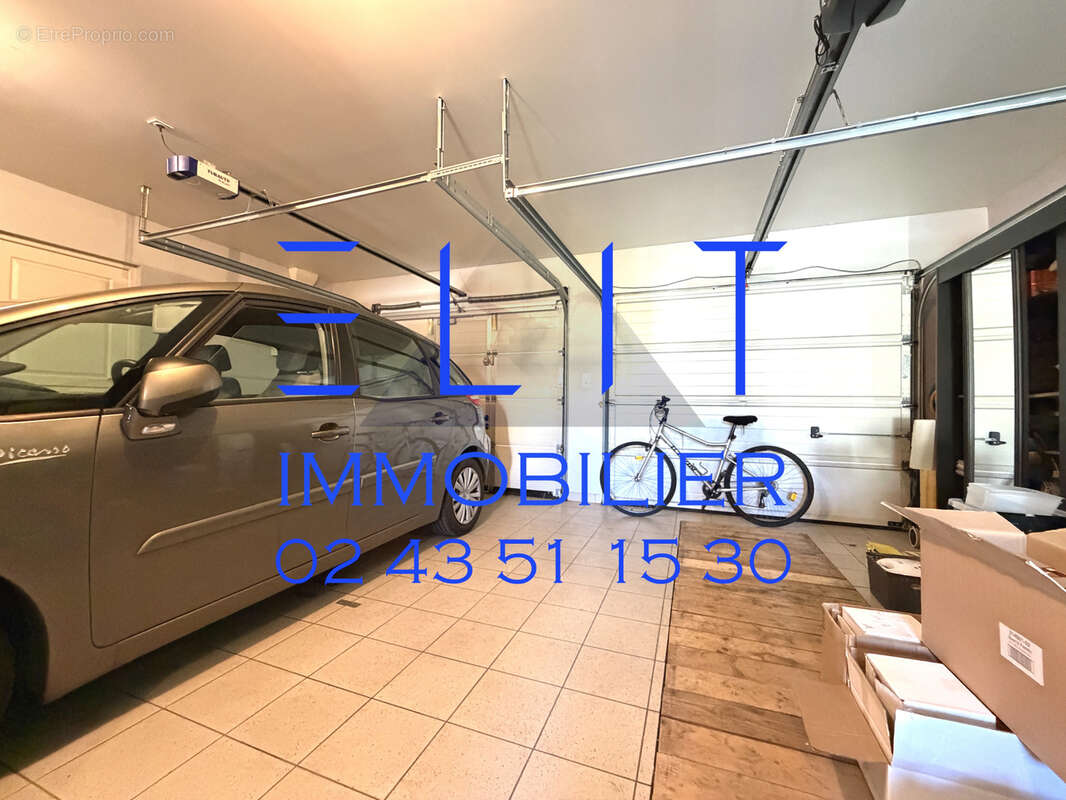 S1815  pavillon plain-pied 3 chambres jardin double garage et appartement le mans heuzé - ardriers - photo 9