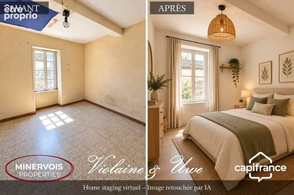 Cesseras – maison de village à rénover – 63 m² – 2 chambres - photo 2