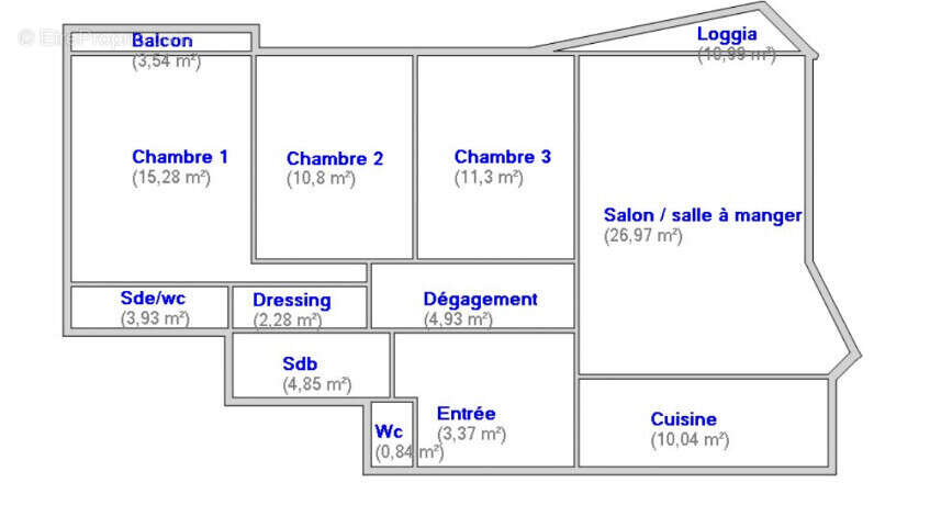 Appartement à LE CHESNAY