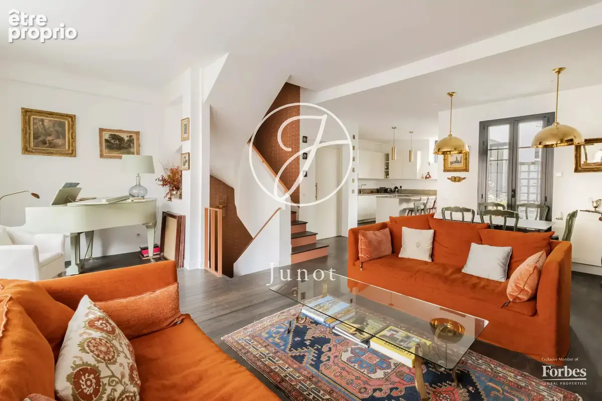 Boulogne-Billancourt – Quartier Prince / Marmottan  Maison Art déco  7 pièces – 266,82 m²– 4 chambres – Terrasses 40 m² - photo 4
