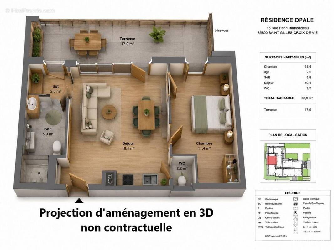 Photo 1 - Appartement à SAINT-GILLES-CROIX-DE-VIE