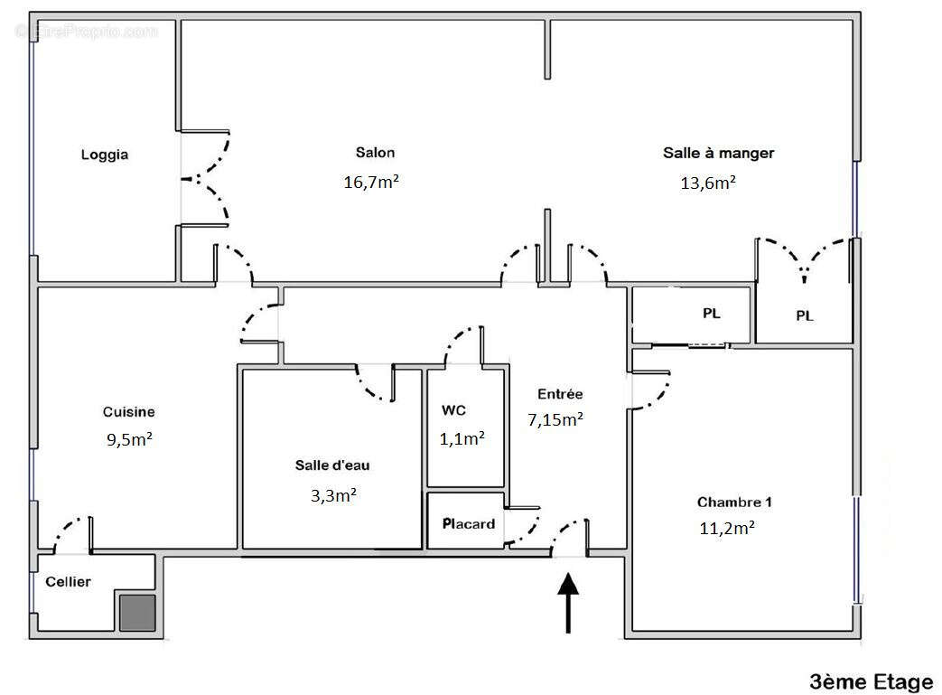 Appartement à VANDOEUVRE-LES-NANCY
